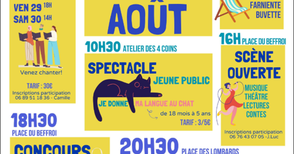Spectacle jeune public : Je donne ma langue au chat@Mairie de Caromb