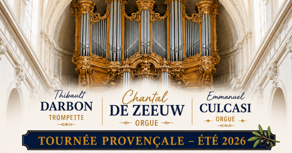 Concert Trompette et Orgue à l'église de Cucuron@Thibault Darbon