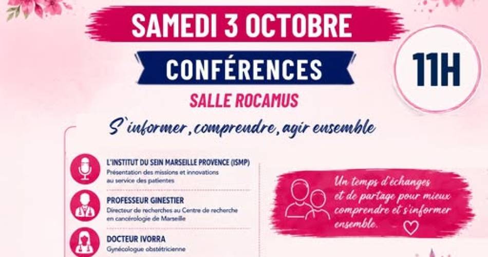 Octobre rose à La Tour d'Aigues : conférences : s'informer, comprendre, agir ensemble@Octobre rose à La Tour d'Aigues : conférences : s'informer, comprendre, agir ensemble_La Tour-d'Aigues