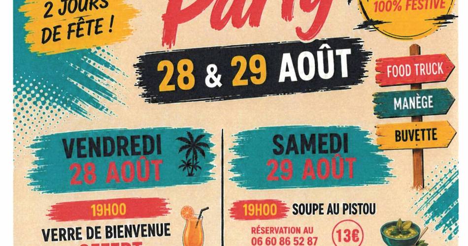 Fête Votive - Beach Party@Comité des Fêtes des Beaumettes