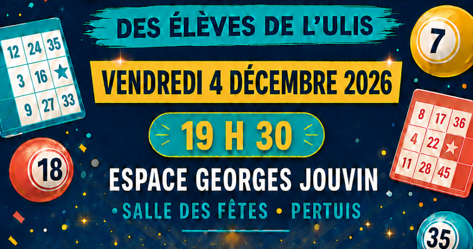 Loto solidaire des élèves de l'Ulis@Loto solidaire des élèves de l'Ulis_Pertuis