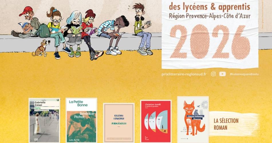 Prix littéraire 2026 - Concours d’écriture de nouvelles de la Région Sud@©Région Sud