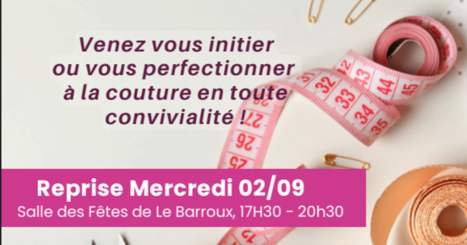 Les Cousettes dou Barrous : Initiation à la couture spécial Reprise@Association Les Cousettes dou Barrous