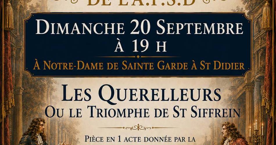 Soirée Théâtrale - Les Querelleurs@Association Paroissiale Saint Didier