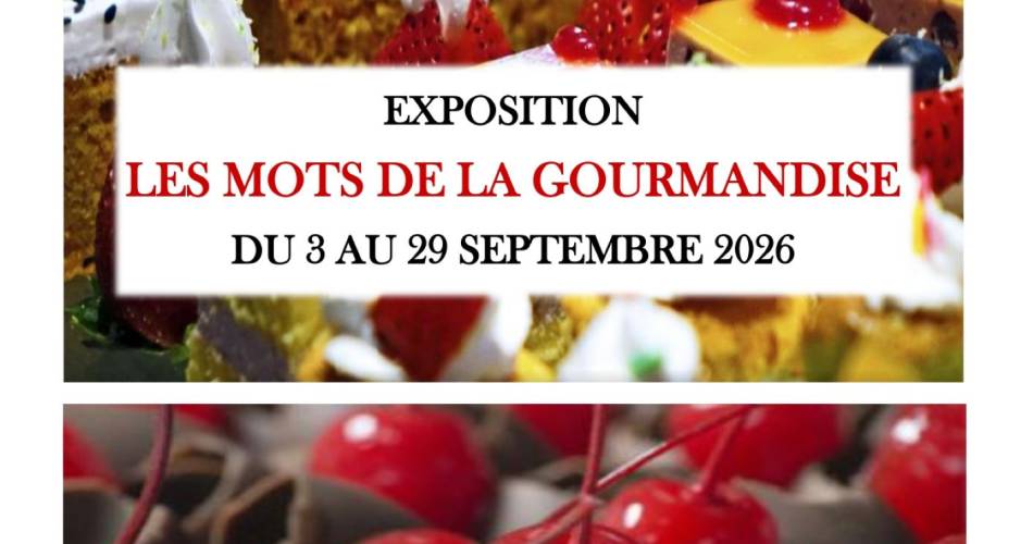 Exposition "Les mots de la gourmandise"@©Centre Culturel de Mormoiron