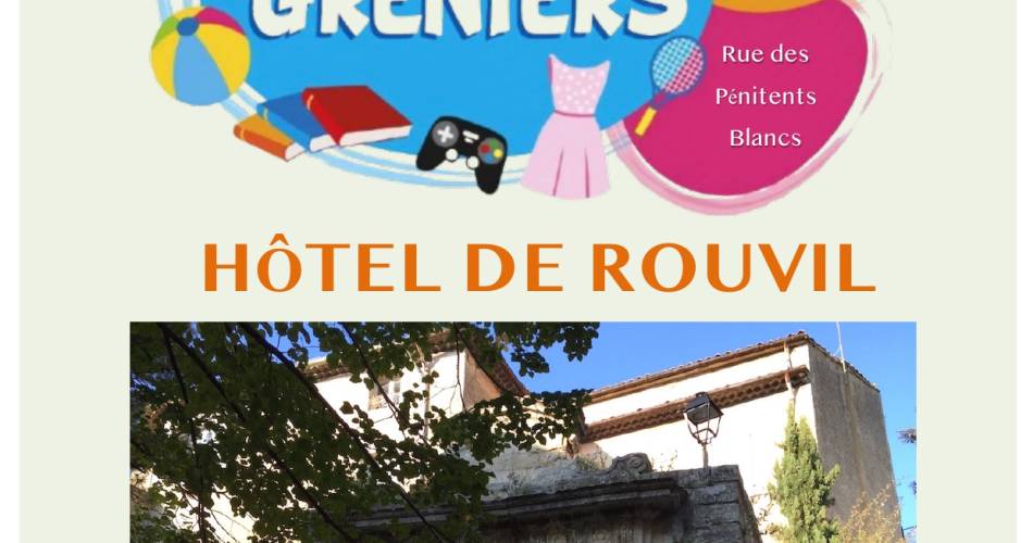Vide-greniers à l'Hôtel de Rouvil@Association pour la restauration de la vieille église