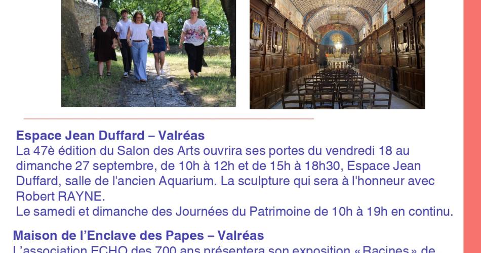 Les journées du patrimoine au Château de Simiane@mairie de Valréas