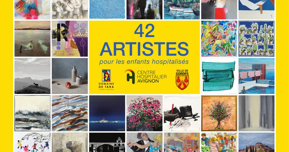 42 artistes pour les enfants hospitalisés@l'association l'E dans l'O