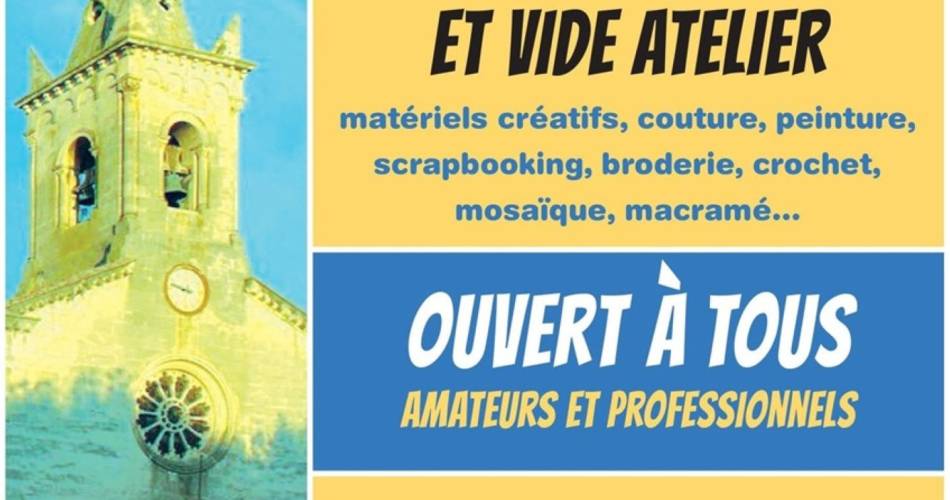 Puces des loisirs créatifs et vide-ateliers@©Association "pour la sauvegarde de notre église"