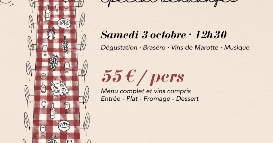 La Table de Marotte / Fête de fin des vendanges@marotte