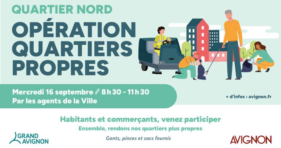 Opération quartiers propres - quartier Nord@©Ville d'Avignon