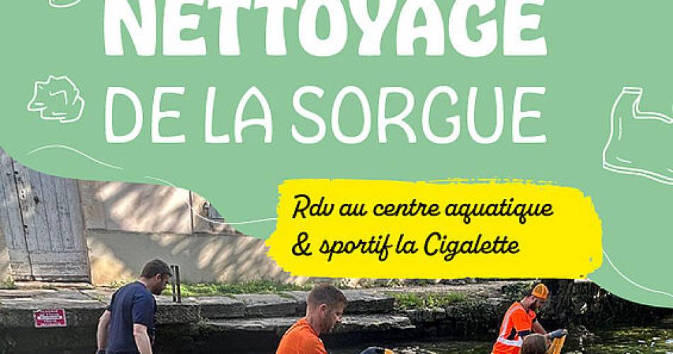 Grand nettoyage de la Sorgue@Mairie ISL
