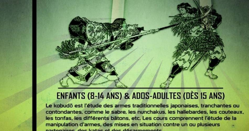 Cours de Kôbudo Enfants@Ventoux Budokan