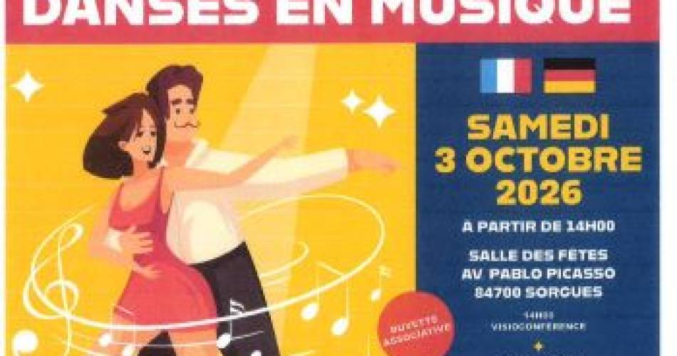 Soirée Franco-Allemande "Danses en musique"@Comité des jumelages internationaux de Sorgues
