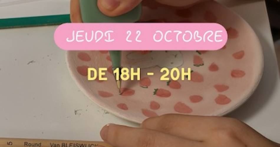 Atelier Peinture sur céramique@©Éklâ café créatif