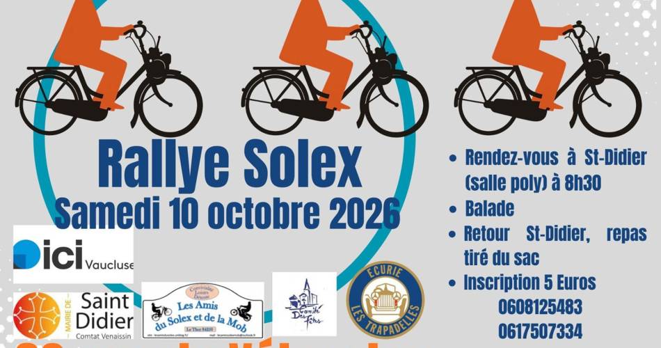 Départ du rallye solex 2026@Départ du rallye solex 2026_Saint-Didier