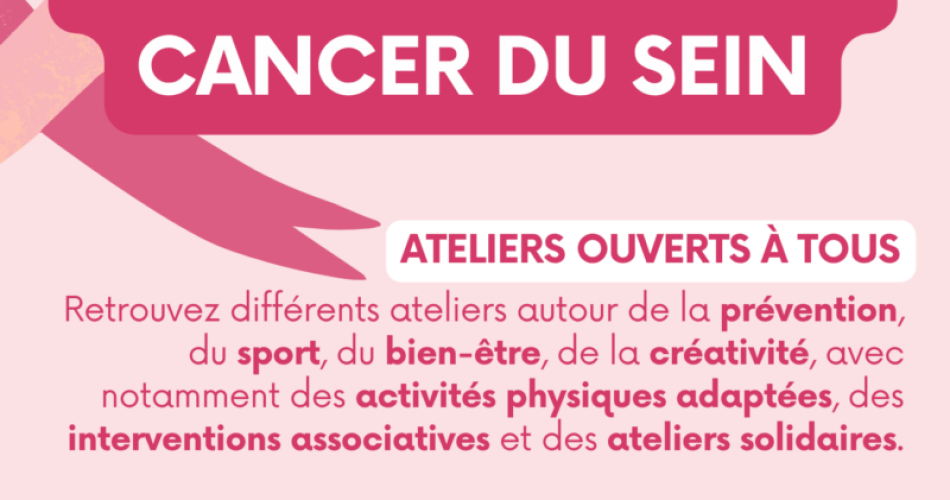 Après-midi de sensibilisation au cancer du sein@Centre hospitalier