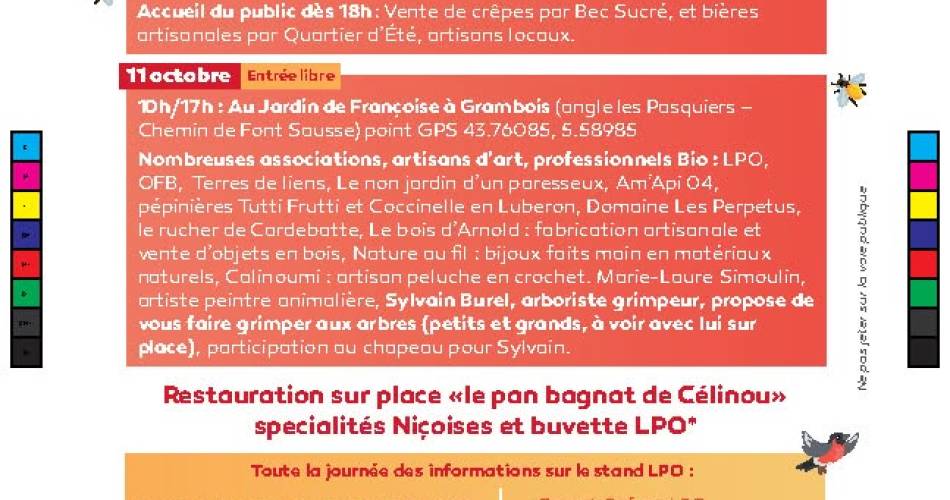 Le groupe local LPO du Sud-Luberon organise à nouveau un super week-end Nature et Jardin à Grambois@Le groupe local LPO du Sud-Luberon organise à nouveau un super week-end Nature et Jardin à Grambois_Grambois