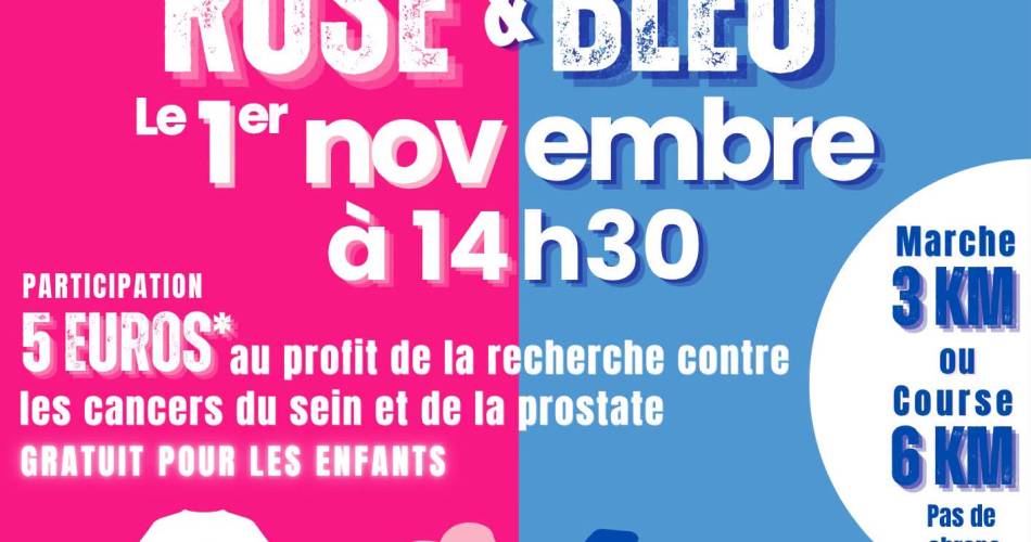 Color Run Rose & Bleu@Ville de Maubec