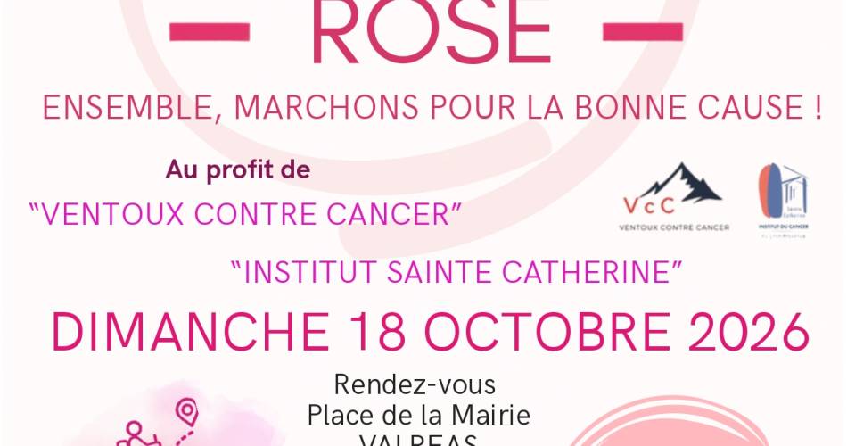 Marche Octobre Rose@Ville de Valréas/CCAS