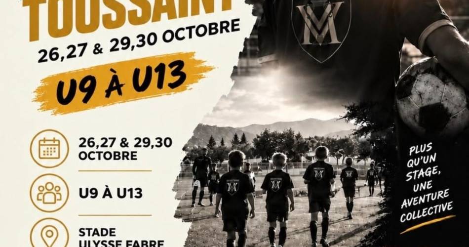 Stage de foot - Les Minots du Vasio@Affiche