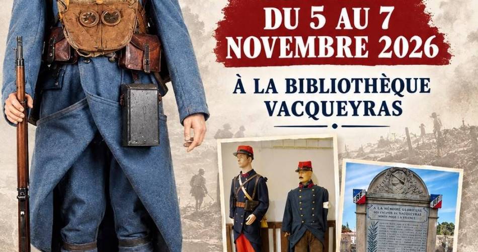 Exposition : Première Guerre Mondiale@Mairie de Vacqueyras