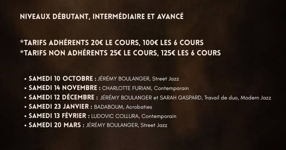 Stage de danse 'Le Guest Lab'@Affiche