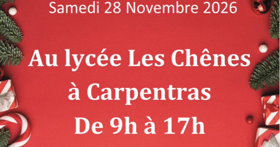 Marché de Noel Les Chênes@Lycée Les Chênes communication