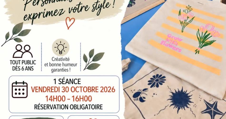 Atelier peinture sur textile@Woods Life Atelier