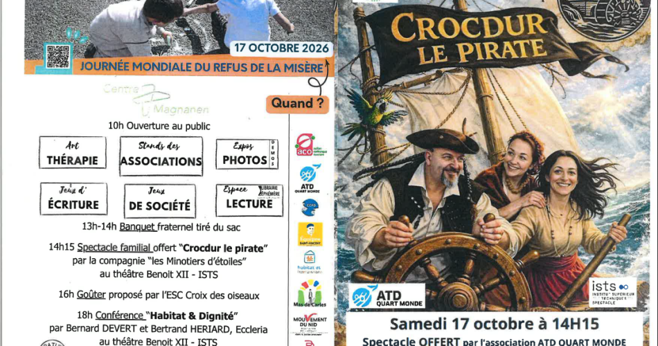 Journée mondiale du refus de la misère@©Centre Magnanen