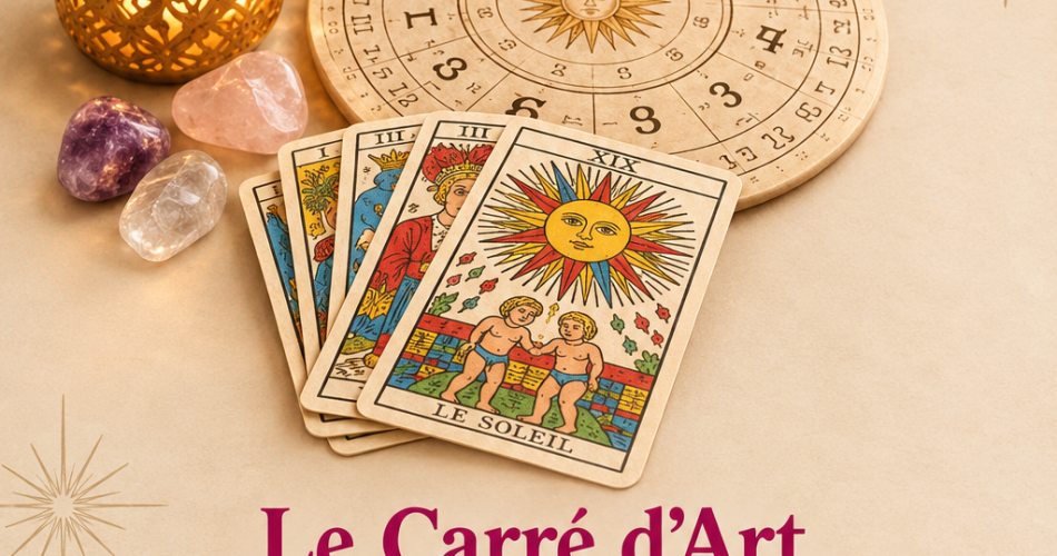 Au Carré d'Art - Initiation au Tarot@SL