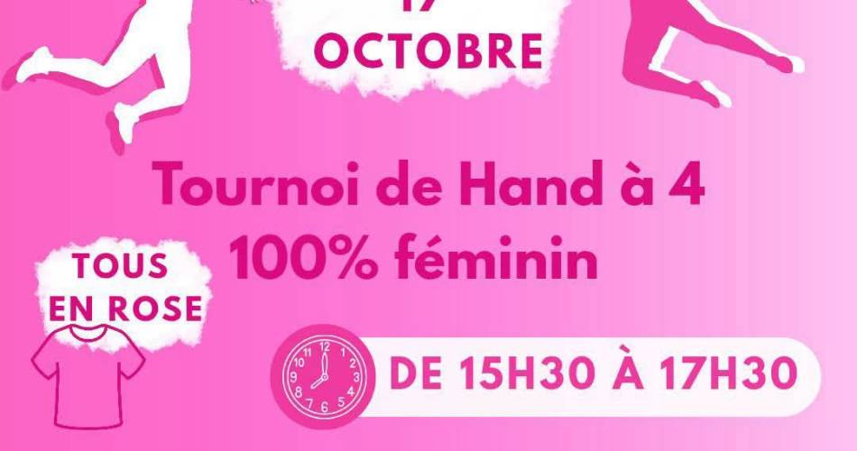 Octobre Rose: tournoi Hantr'elles avec le Handball Club Valréas (HBCV)@Handball Club Valréas (HBCV)