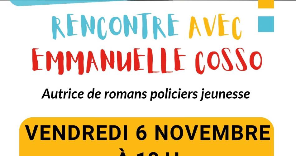 Rencontre avec Emmanuelle Cosso@Ville de Caumont-sur-Durance