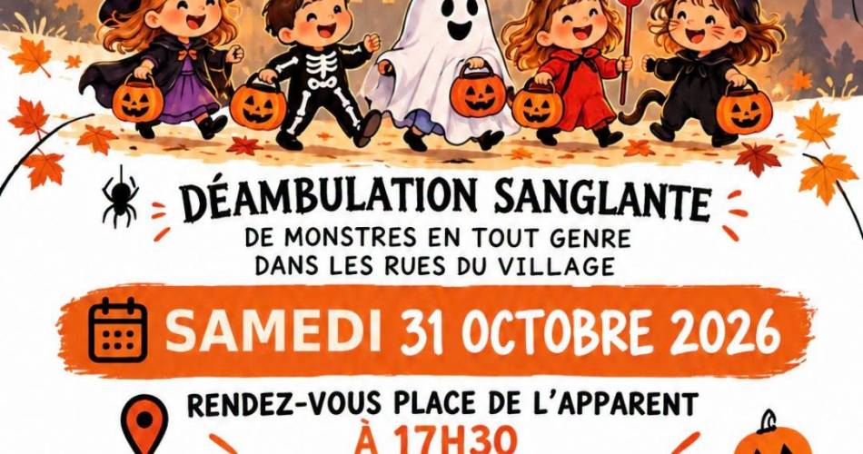 Rasteau fête Halloween !@Affiche