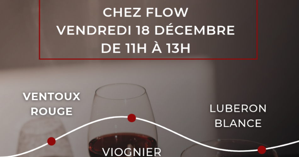 Dégustation de Vin du Domaine Chasson@Epicerie fine Flow