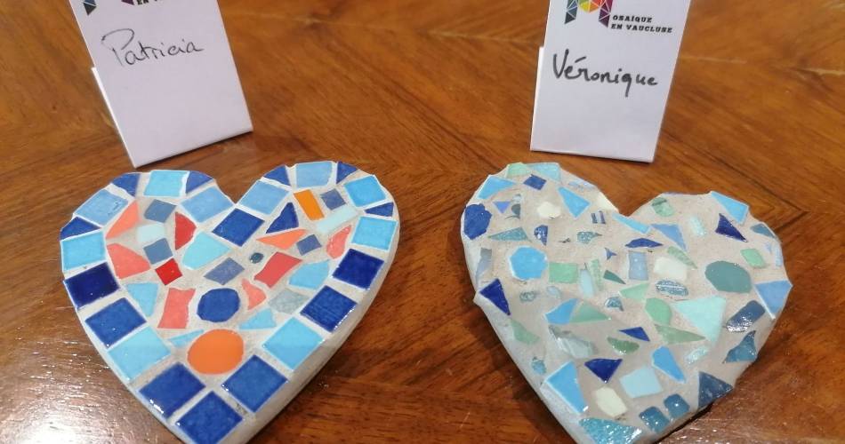 Atelier mosaïque : création de magnets ou à suspendre@Odile Lafranque