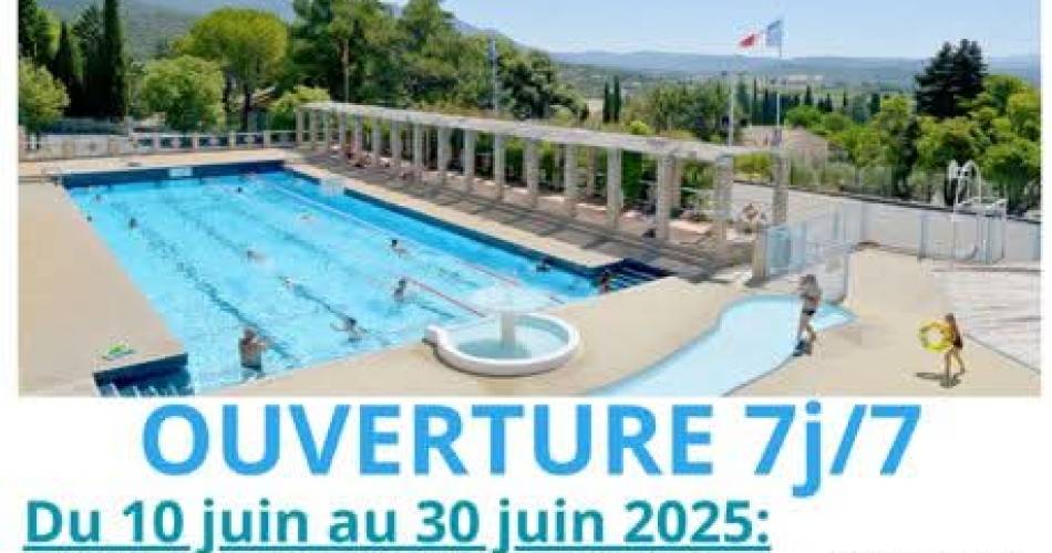 Piscine municipale de Saint-Saturnin-lès-Apt@© Mairie de Saint-Saturnin-lès-Apt